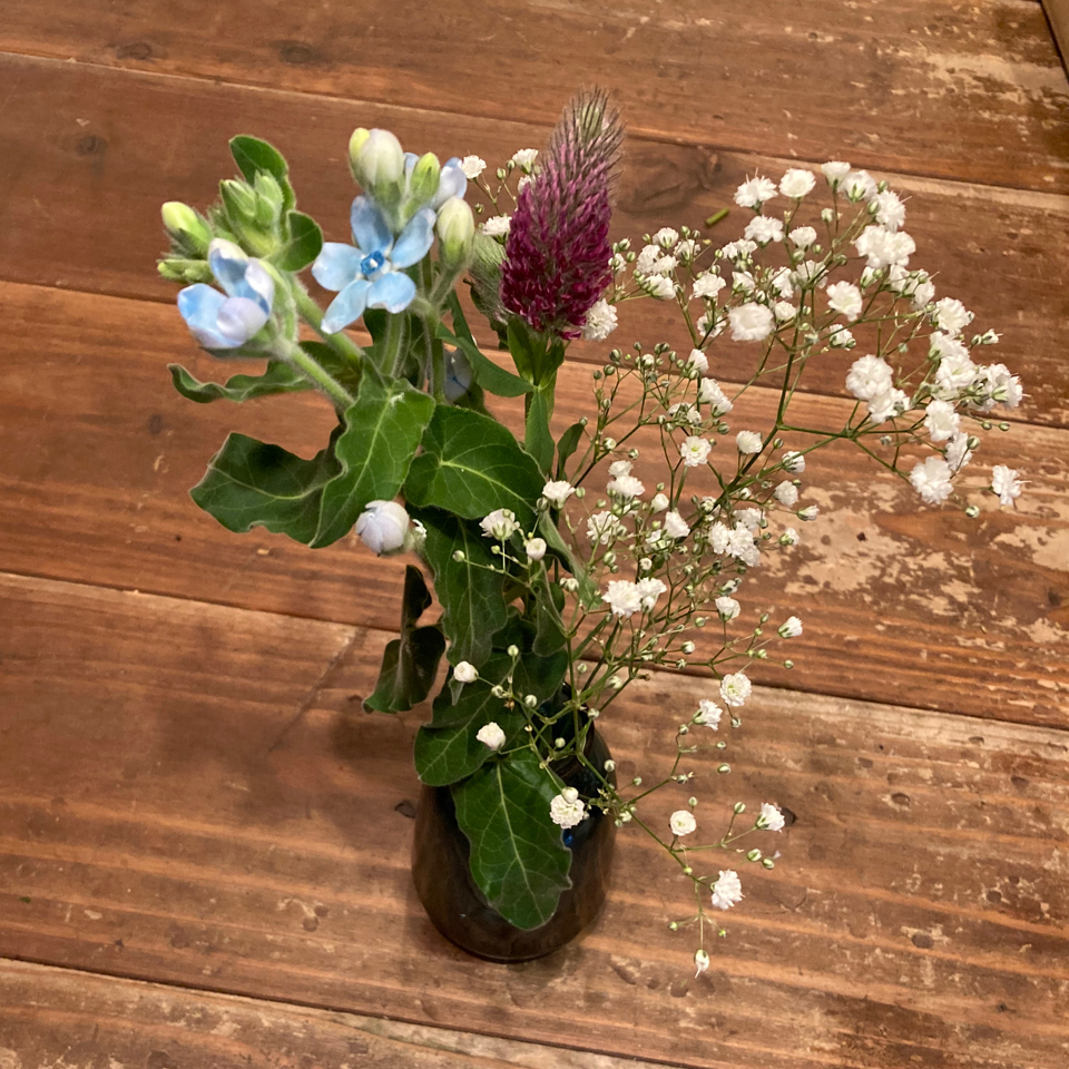 クッションカバー 美しい牡丹 ブルーホワイト 和風 大輪の花 交換無料 大輪の花